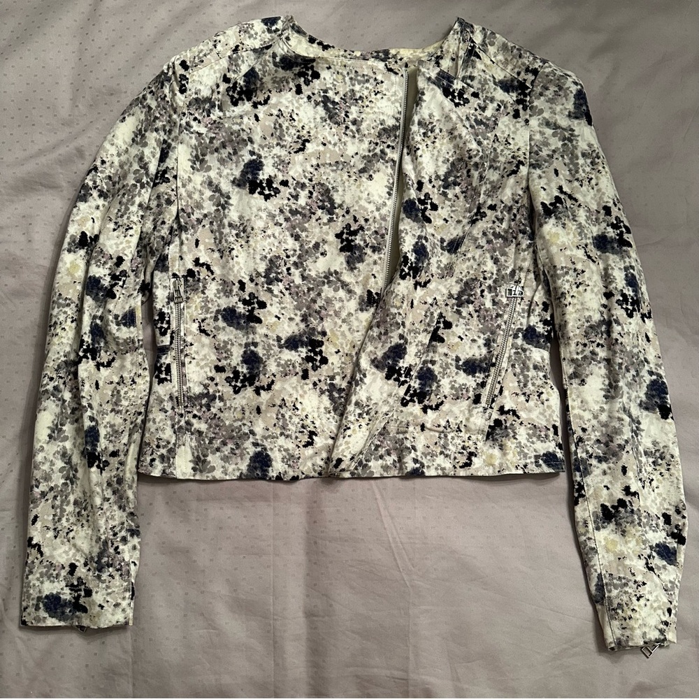ARITZIA CROPPED FLORAL JACKET